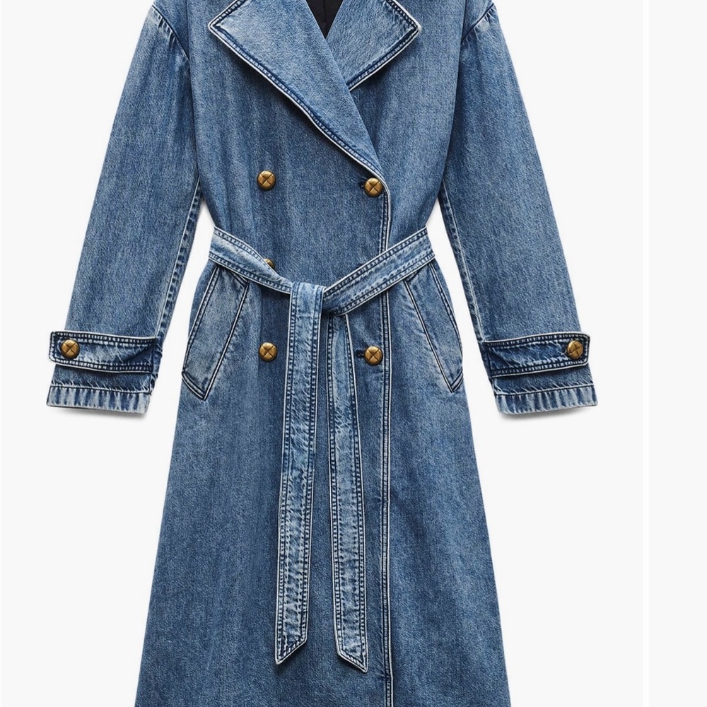 Rag & Bone Blue featherweight trench. XS. Alora. XS sold out everywhere